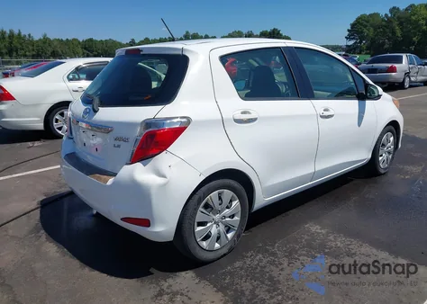 2012 Toyota Yaris Le from USA, damaged, VIN JTDKTUD3XCD534549